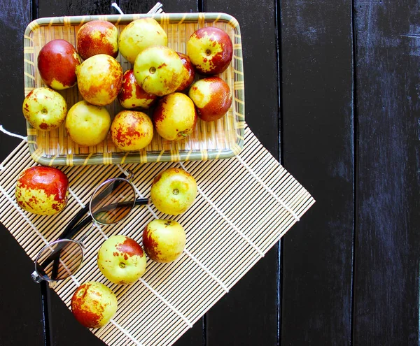 Jujube is a fruit that is abundant in Thailand. The taste is very delicious