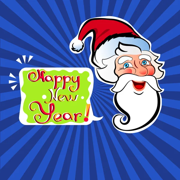 Sticker Nouvel An Bonne année — Image vectorielle