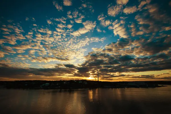 Beautiful Clouds Sea Trip — Stock Photo, Image