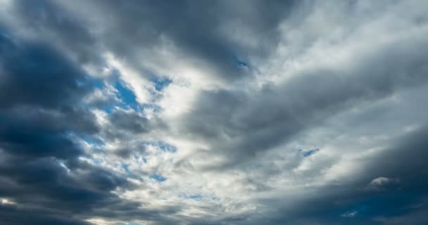 劇的な天気が悪い雲時間経過 - 中立的なバージョン — ストック動画