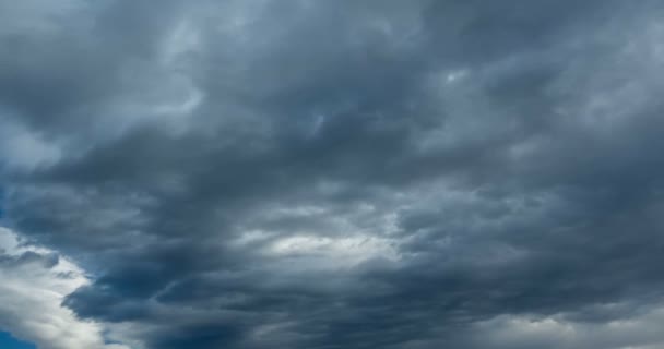 Dramatisch slecht weer wolken time-lapse - neutrale versie — Stockvideo