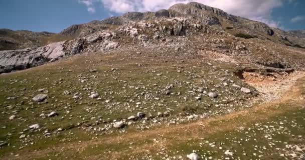 Antenne, Durmitor-Nationalpark, Montenegro - abgestufte und stabilisierte Version. — Stockvideo