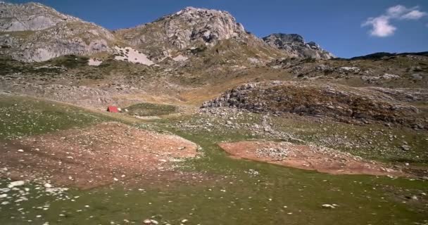 Antenna, Durmitor Nemzeti Park, Montenegró - osztályozott és stabilizált változat. — Stock videók