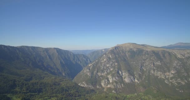 Antena, Curevac Canyon, Montenegro — Vídeo de Stock