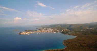 Anteni, görünümü üzerinden Kremik Hill, Primoten, Hırvatistan - kademeli ve stabil sürüm.