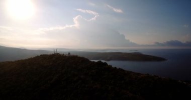 Anteni, görünümü üzerinden Kremik Hill, Primoten, Hırvatistan - kademeli ve stabil sürüm.