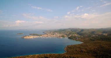 Anteni, görünümü üzerinden Kremik Hill, Primoten, Hırvatistan - kademeli ve stabil sürüm.