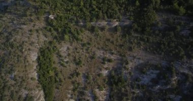Anteni, görünümü üzerinden Kremik Hill, Primoten, Hırvatistan - yerli malzemeden, düz cam.