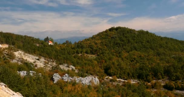 Landscapes At Rijecani, Montenegro — Stock Video