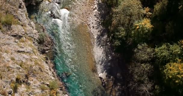 Vista No Rio Tara, Montenegro — Vídeo de Stock