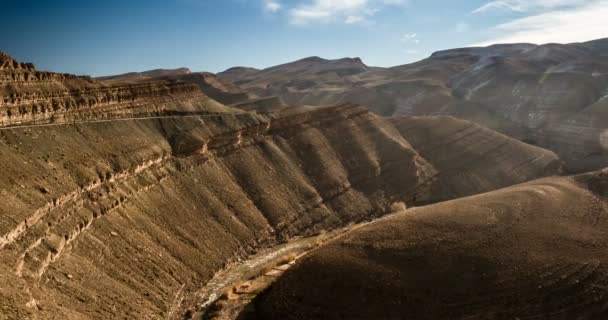 摩洛哥都达兹峡谷，拉普斯达兹峡谷 — 图库视频影像