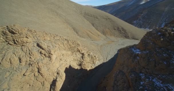 Antenne, erstaunliche Schlucht bei Tamtetouchte, Marokko — Stockvideo