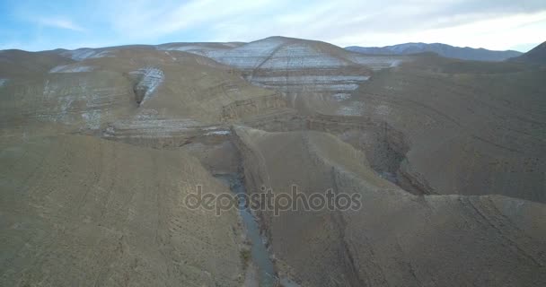 Aerial, Gorge Du Dades, Dades Gorge, Morocco — Stockvideo