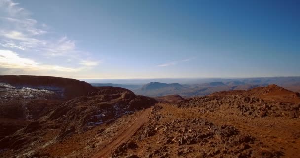 Antenne, Tizi-n-Tazazert Trail, Marokko — Stockvideo