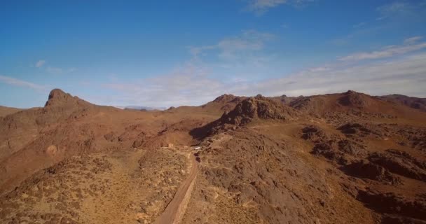 Aerial, Tizi-n-Tazazert Trail, Morocco — Stock Video
