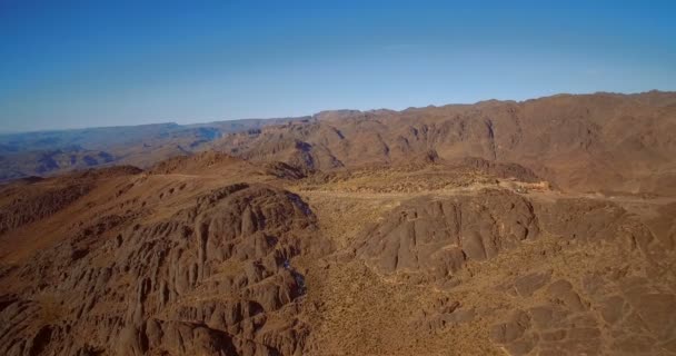 Aerial, Tizi-n-Tazazert Trail, Morocco — Stock Video