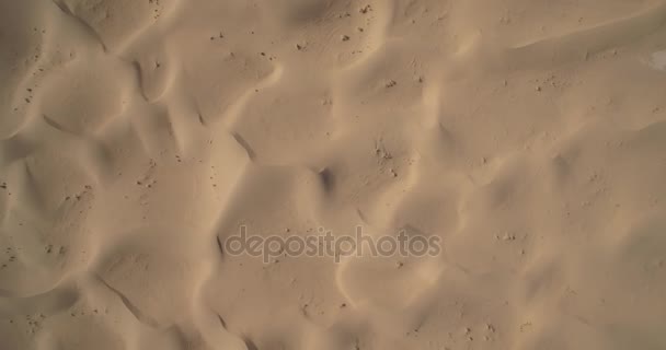 空中，飞越撒哈拉沙漠沙丘，Erg Chegaga，摩洛哥 — 图库视频影像