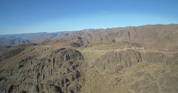 Aerial, Tizi-n-Tazazert Trail, Morocco — Stock Video