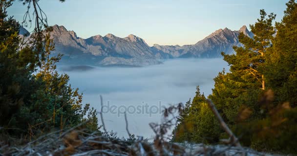 Time Lapse, Epic Fast Moving Cloud Cover, Spagna — Video Stock