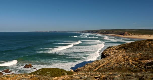 Praia Da Bodeira, Algarve, Portugal — Stock Video