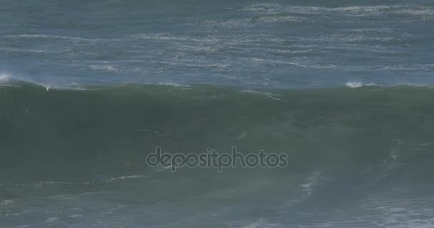 Belles et énormes vagues, Océan Atlantique - Matériaux autochtones — Video