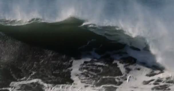 Beautiful And Huge Waves, Atlantic Ocean - Graded version — Stock Video