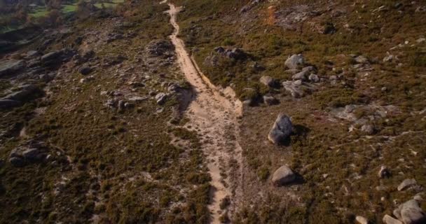 Aerial, Offroad With A Jeep At Cela, Portugal — Stock Video