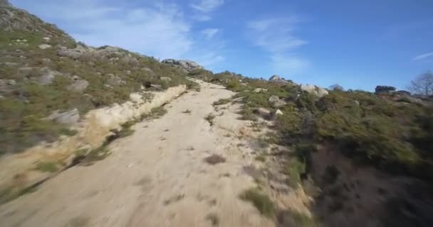 Aerial, Offroad With A Jeep At Cela, Portugal — Stock Video