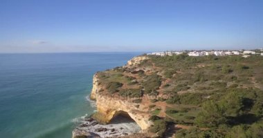 Aerial, Praia Da Corredoura, Grottas, Praia Da Benagil, Portekiz