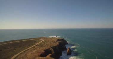 Praia Da Zimbreirinha, Portekiz Hava, dik uçurum hatları
