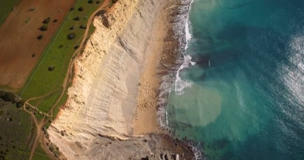 Ligne De Falaise Raide à Faro, Portugal — Video