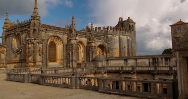 Convento De Cristo, Portekiz — Stok video