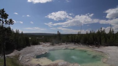 Mamut Kaplıcalar, Yellowstone Milli Parkı, Amerika Birleşik Devletleri
