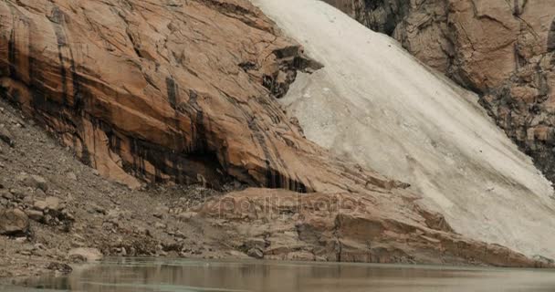 Brikdalsbreen Glacier, Josteldalsbreen Nasjonalpark, Norvegia - Stile cinematografico — Video Stock