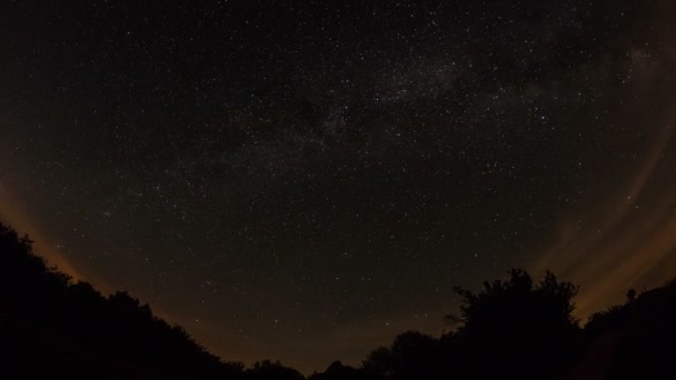 Via lattea time lapse — Video Stock