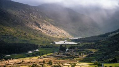 Kerry, İrlanda'nın siyah Vadisi - Dunloe Gap - yüzük