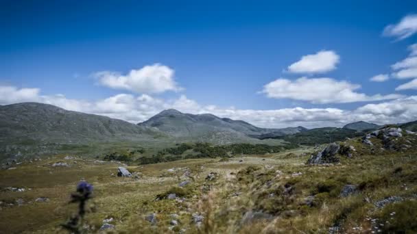 Upływ czasu - krajobrazy Molls Gap, County Kerry, Irlandia — Wideo stockowe