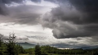 Sukut, Stormclouds Over Trossachs Milli Parkı, İskoçya zaman