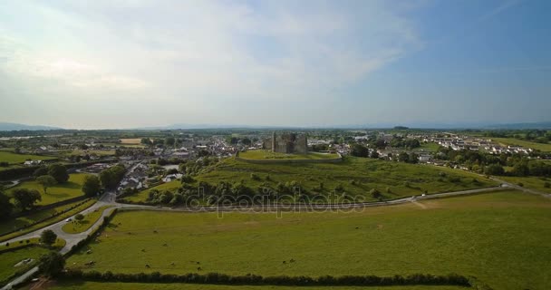 Aerial, Rock Of Cashel, County Tipperary, Irland – Stock-video