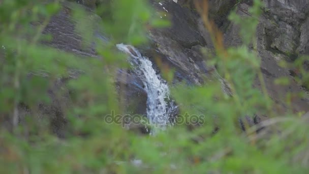 Wasserfall, schwarzes Tal, country kerry, irland - graded version, real 200fps slowmo — Stockvideo