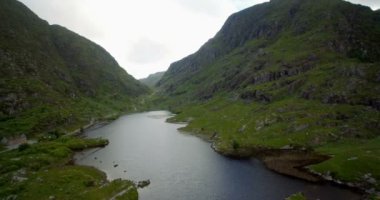 Hava, zehir Glen ve Dunlewey kilise harabe, County Mayo, İrlanda - kademeli sürüm