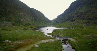Hava, zehir Glen ve Dunlewey kilise harabe, County Mayo, İrlanda - kademeli sürüm