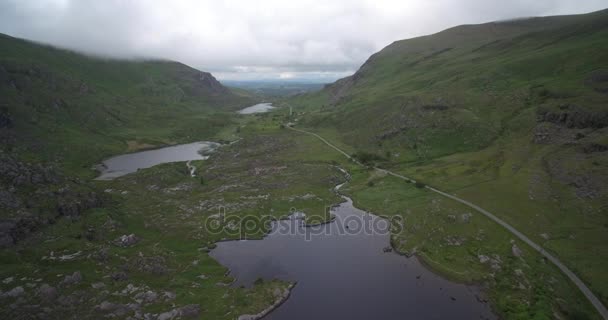 Aérea, Brecha De Dunloe, Condado de Kerry, Irlanda - Versión nativa — Vídeos de Stock