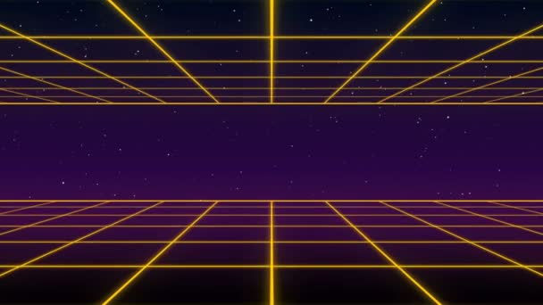 80s retro background — Stock Video