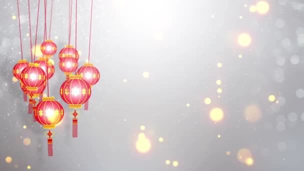 Lanterne chinoise Lumineux HD — Video
