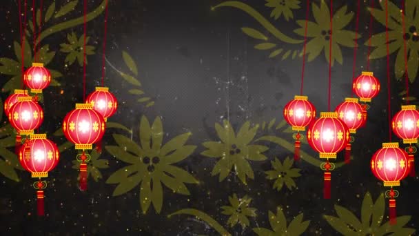 Vidéo Lumières Lanterne Chinoise — Video