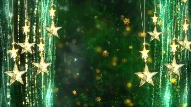 Різдвяні прикраси фону — стокове відео