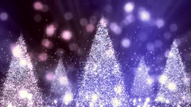 Glitters árvore de natal — Vídeo de Stock