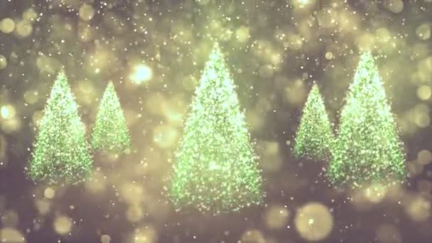 Weihnachten Winter Hintergrund — Stockvideo
