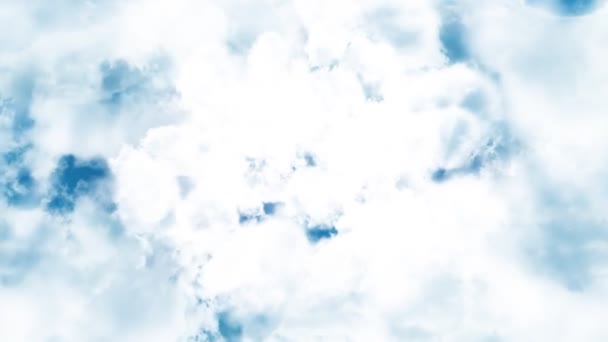 Clouds flying animation background — ストック動画